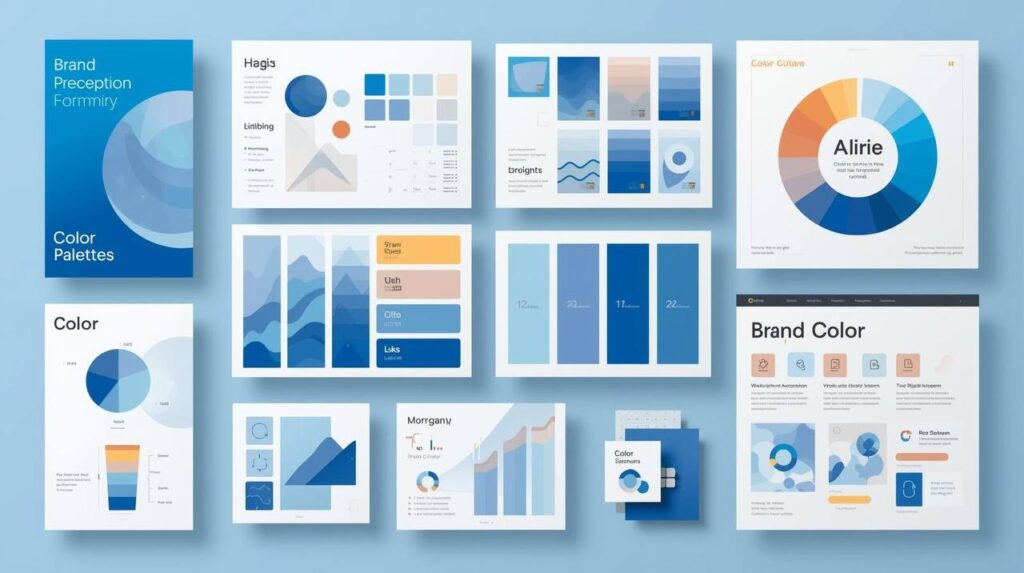 پالت رنگی در طراحی هویت بصری